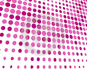 Pink White Random Dots Background, Creative Design Templates