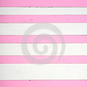 Pink and White Striped Shiplap Wood Board Background
