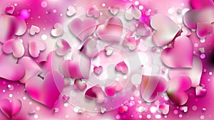 Pink and White Valentines Background