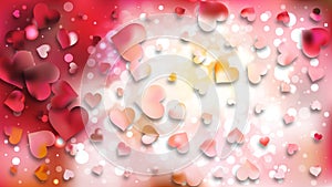 Pink and White Valentines Background Image