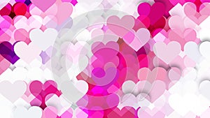 Pink and White Valentines Day Background Illustrator