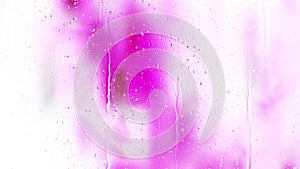 Pink and White Water Drops Background