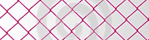 Pink wire net, metal steel mesh pattern, fence