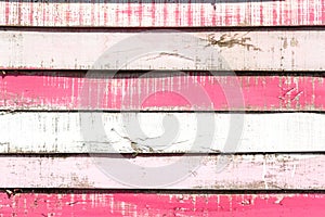 Pink wood texture background. Vintage grunge white pink wooden p