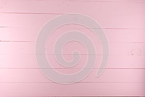 Pink wood texture background, wooden table top view