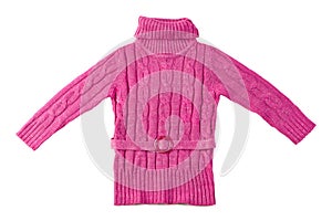 Pink wool sweater