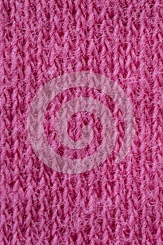 Pink wool textile pattern macro