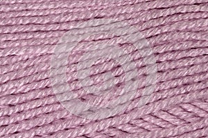 Pink wool threads