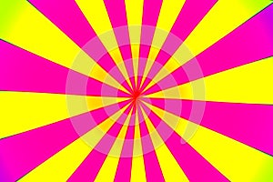 Pink And Yellow hypnotic Pin Wheel