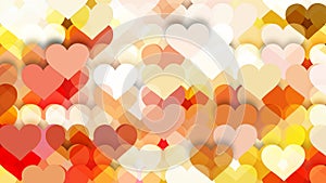 Pink and Yellow Valentine Background Vector