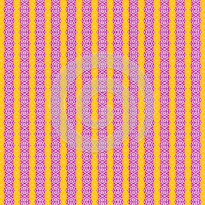 Pink yellow violet geometries, repeated elegant design, textile illustration photo