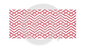 Pink Zigzag Chevron Pattern Seamless, vector design Generative AI