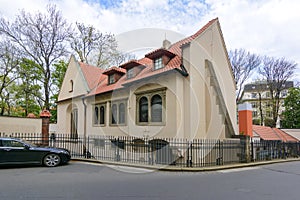 Pinkas synagogue Pinkasova synagoga in Jewish town, Prague, Czech Republic