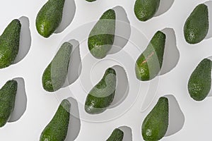 a pinkerton avocado flat lay pattern