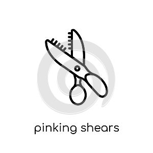 pinking shears icon from Sew collection.