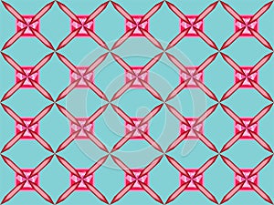 Pinkish simple squere repetitive ethnic pattern photo