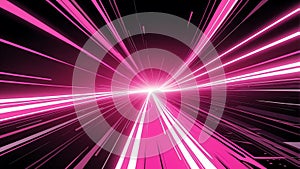pinklight lines with a sense of speed back ai generated