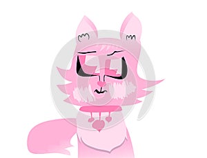 Pinky cat