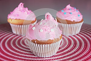 Pinky cupcake photo