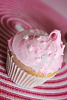 Pinky cupcake photo