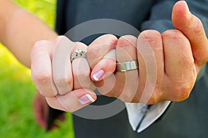 Pinky Swear Wedding Rings