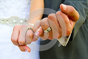 Pinky Swear Wedding Rings