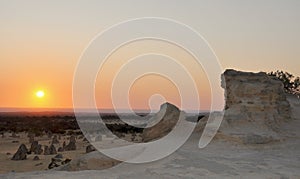 Pinnacle Desert Sunset: Nambung National Park, Western Australia