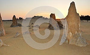 Pinnacle Desert at Sunset, Western Australia