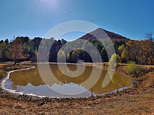 Pinnacle Mountain Reflection pond