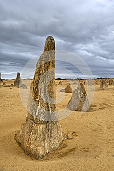 Pinnacle in the Nambung desert.