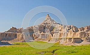 Pinnacle over the Badlands