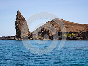 Pinnacle Rock, Bartolome Island, Galapagos Archipelago photo