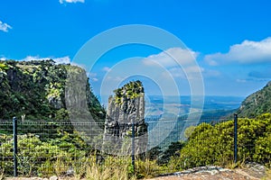 The Pinnacle rock a very tall quartzite rock in Sabie Graskop Mpumalanga South Africa