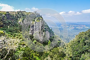 The Pinnacle rock a very tall quartzite rock in Sabie Graskop Mpumalanga South Africa