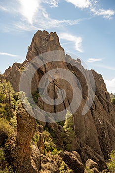 Pinnacle Rocks Formation On A Clear Day