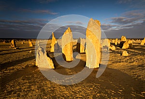 Pinnacles Desert in Nambung National Park in Western Australia