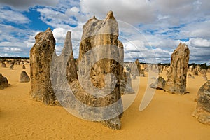 Pinnacles Desert in the Nambung National Park photo