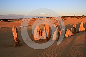 Pinnacles Desert,West Australia photo