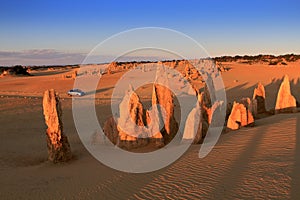 Pinnacles Desert,Western Australia photo