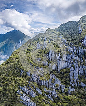 Pinnacles in Gunung Mulu National Park Borneo Malasia. photo