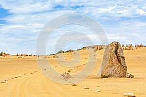 The Pinnacles in the Nambung National Park, Western Australia