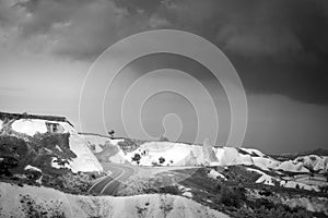 Pinnacles and rock formations at Cappadocia