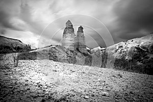 Pinnacles and rock formations at Cappadocia