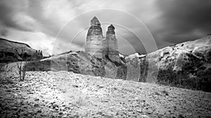 Pinnacles and rock formations at Cappadocia