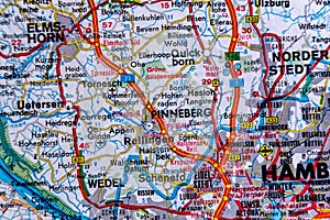 Pinneberg, Germany, on a road m