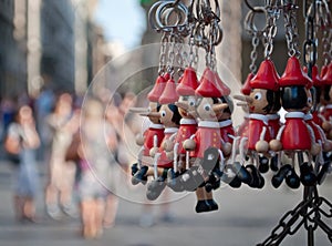 Pinocchio keychain