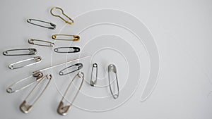Pins and needles of various types in bulk