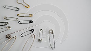 Pins and needles of various types in bulk