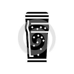 pint beer drink glyph icon vector illustration