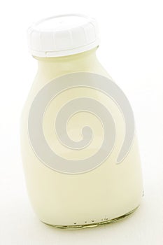 Pint glass milk bottle